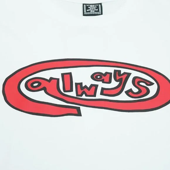 Always Sun Volume White Cotton T Shirt